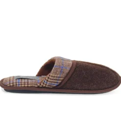 Comfortable Mule Slippers - Brown