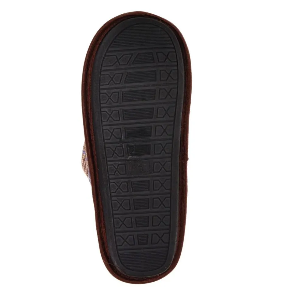 Comfortable Mule Slippers - Brown