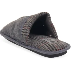 Comfortable Mule Slippers - Grey