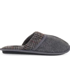 Comfortable Mule Slippers - Grey