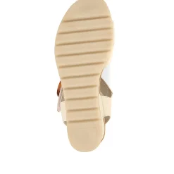 Comfortable Wedge Heel Sandals - White