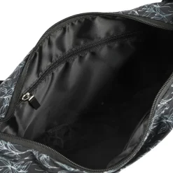 Comfort Cross Body Bag - Black Floral