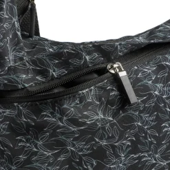 Comfort Cross Body Bag - Black Floral