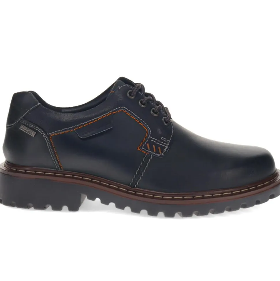 Commando Tread Lace-Up Shoes - Black
