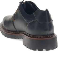 Commando Tread Lace-Up Shoes - Black