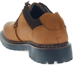 Commando Tread Lace-Up Shoes - Brown