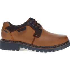 Commando Tread Lace-Up Shoes - Brown