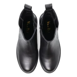 Contemporary Comfort Boots EE Fit - Black Tumbled Leather