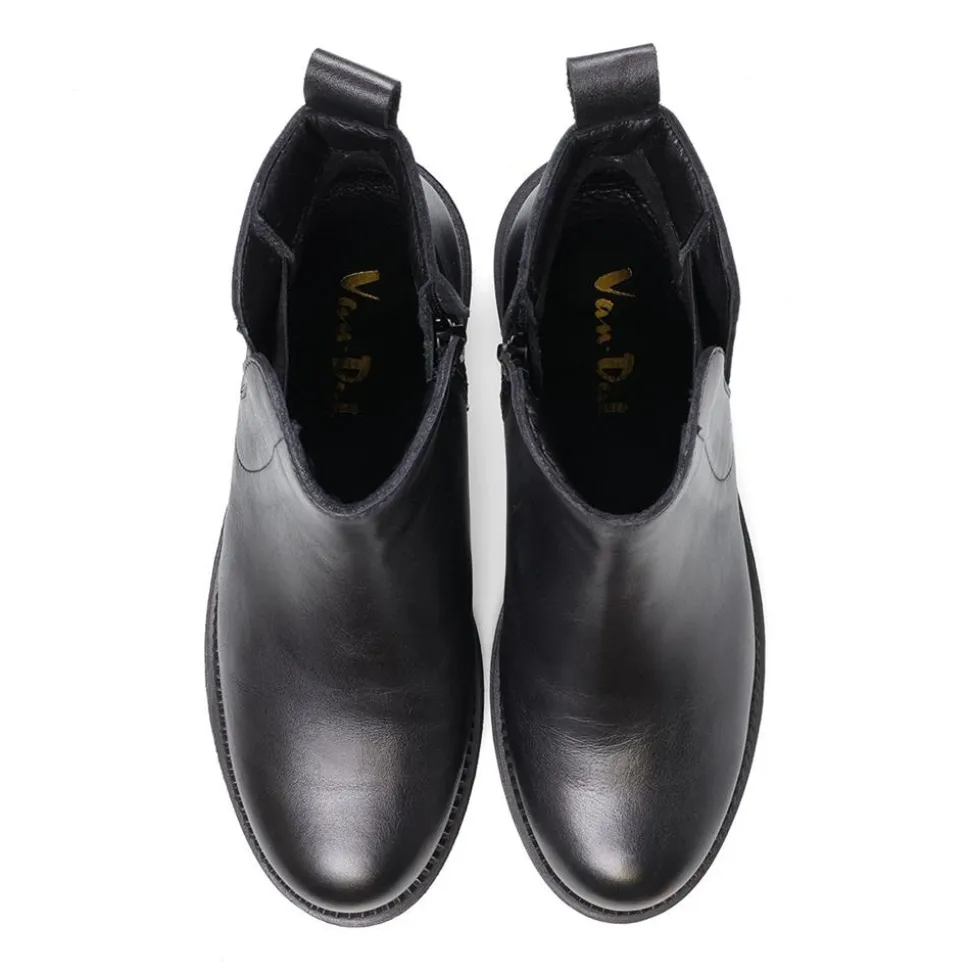 Contemporary Comfort Boots EE Fit - Black Tumbled Leather