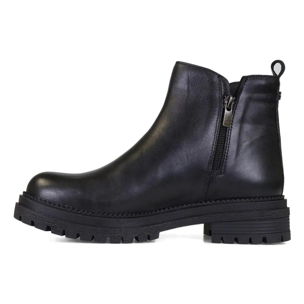 Contemporary Comfort Boots E Fit - Black Leather