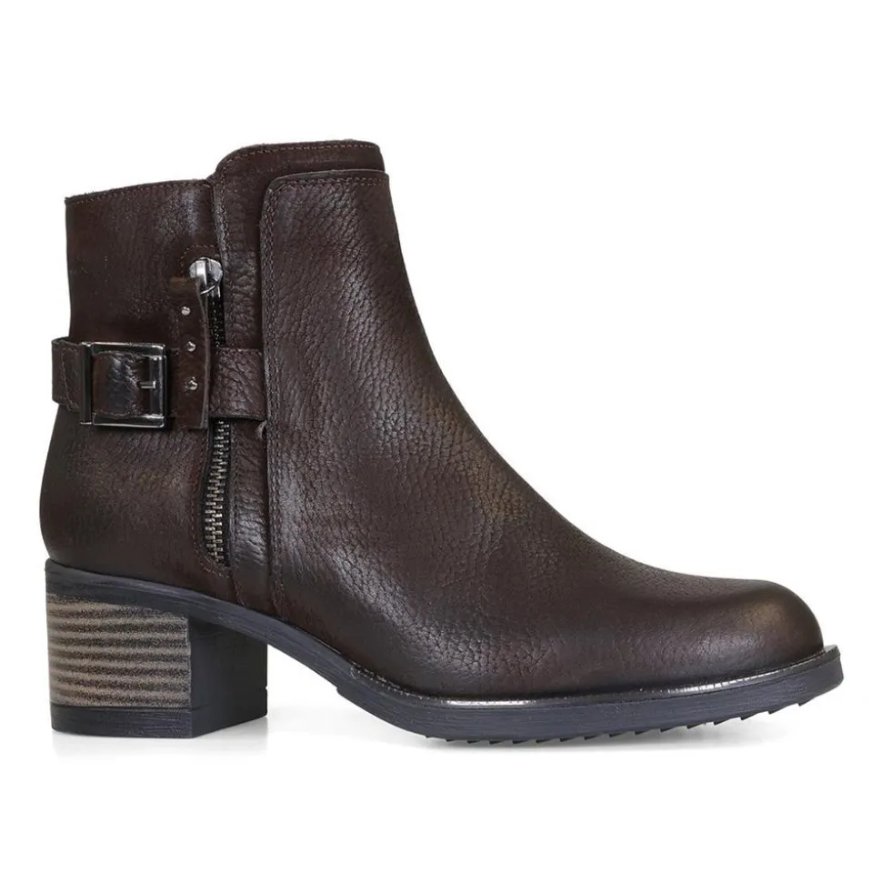 Contemporary Comfort Boots E Fit - Dark Brown Tumbled Nubuck