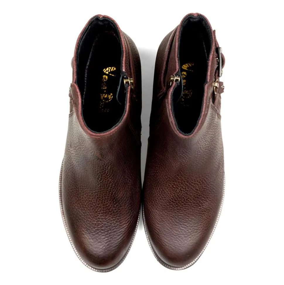 Contemporary Comfort Boots E Fit - Dark Brown Tumbled Nubuck