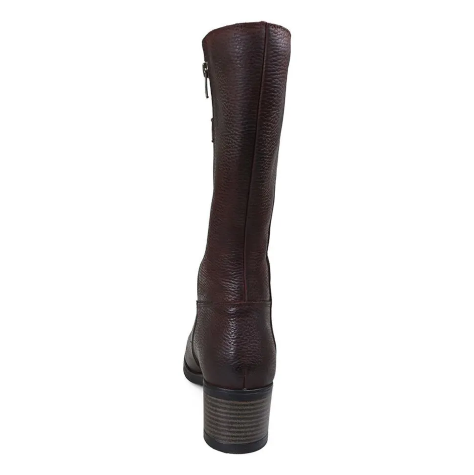 Contemporary Comfort Boots E Fit - Dark Brown Tumbled Nubuck