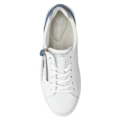 Contrasting Zip Trainers - Blue Multi