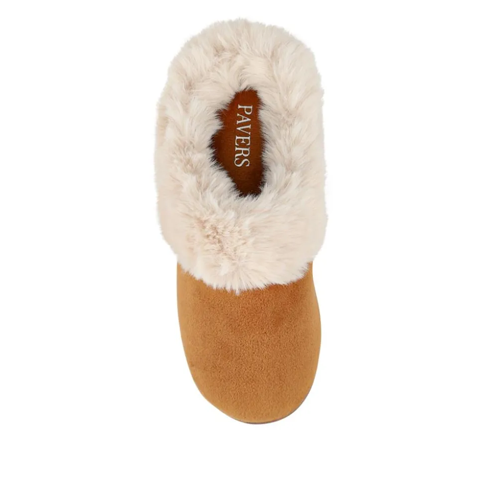 Cosy Mule Slippers - Chestnut
