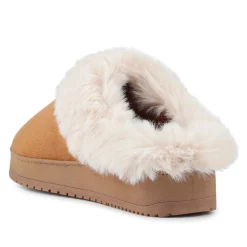 Cosy Mule Slippers - Chestnut