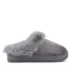 Cosy Mule Slippers - Grey