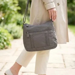Cross Body Bag - Grey
