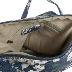 Cross-Body Bag - Navy Print
