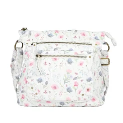 Cross-Body Bag - White Print