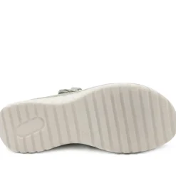 Cross Strap Toe Post Sandals - Khaki