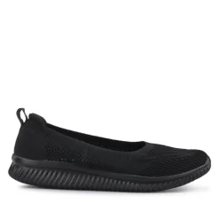 Cushioned Breathable Pumps - Black