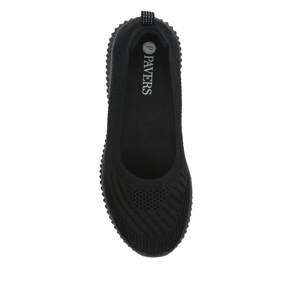 Cushioned Breathable Pumps - Black