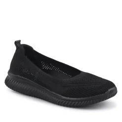 Cushioned Breathable Pumps - Black