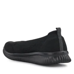 Cushioned Breathable Pumps - Black