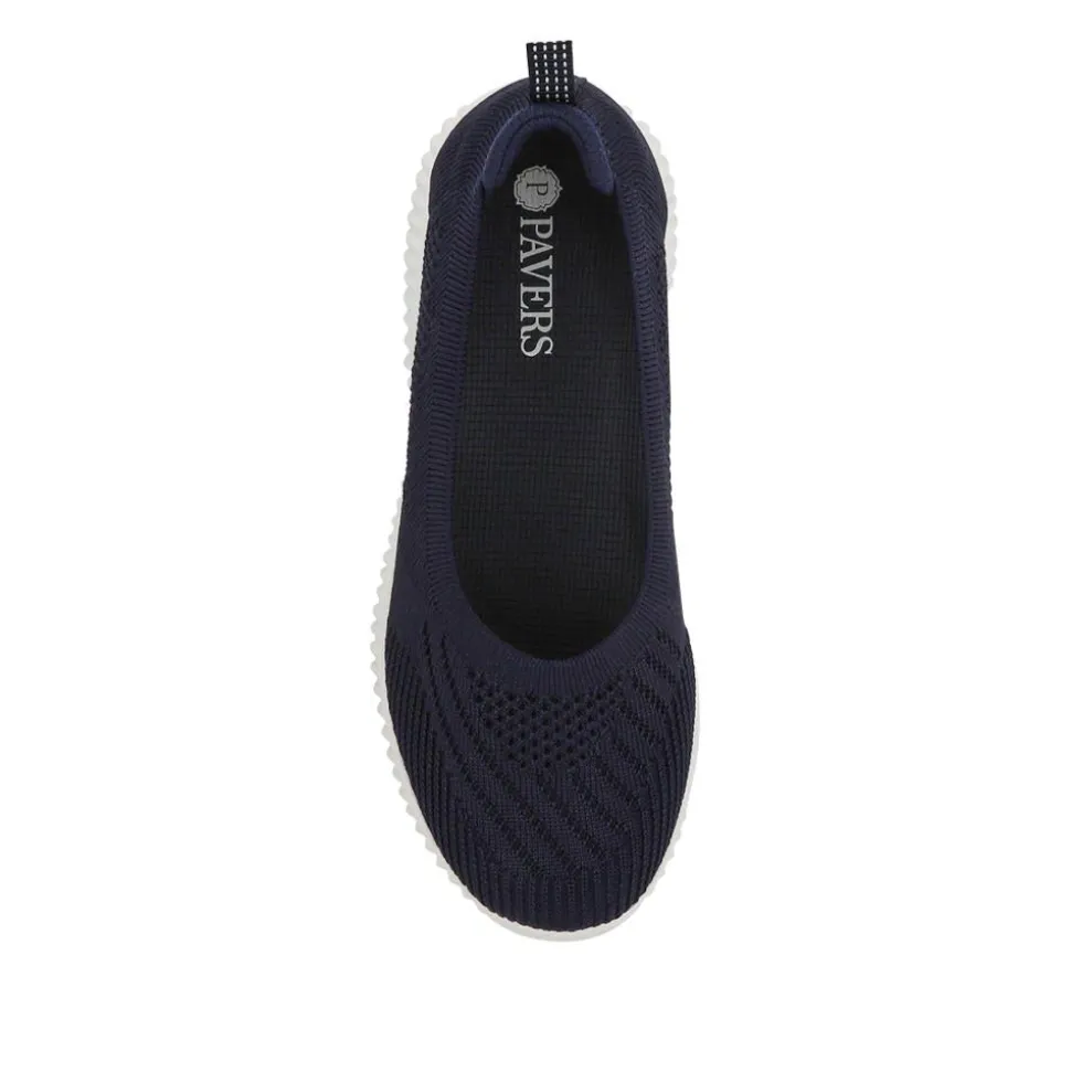 Cushioned Breathable Pumps - Navy