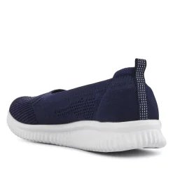 Cushioned Breathable Pumps - Navy