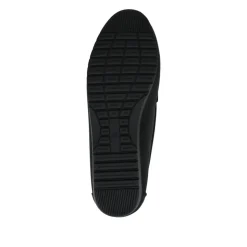 Cushioned Insole Moccasins - Black
