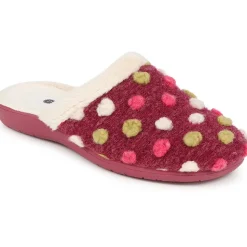 Cushioned Mule Slippers - Pink Multi