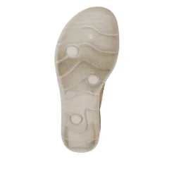 Cushioned Toe Post Sandals - Gold