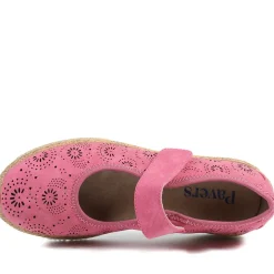 Cushioned Touch Fasten Mary Janes - Fuschia