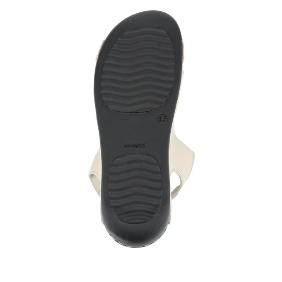 Cushioned Touch-Fasten Sandals - Beige
