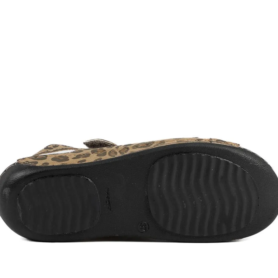 Cushioned Touch-Fasten Sandals - Leopard