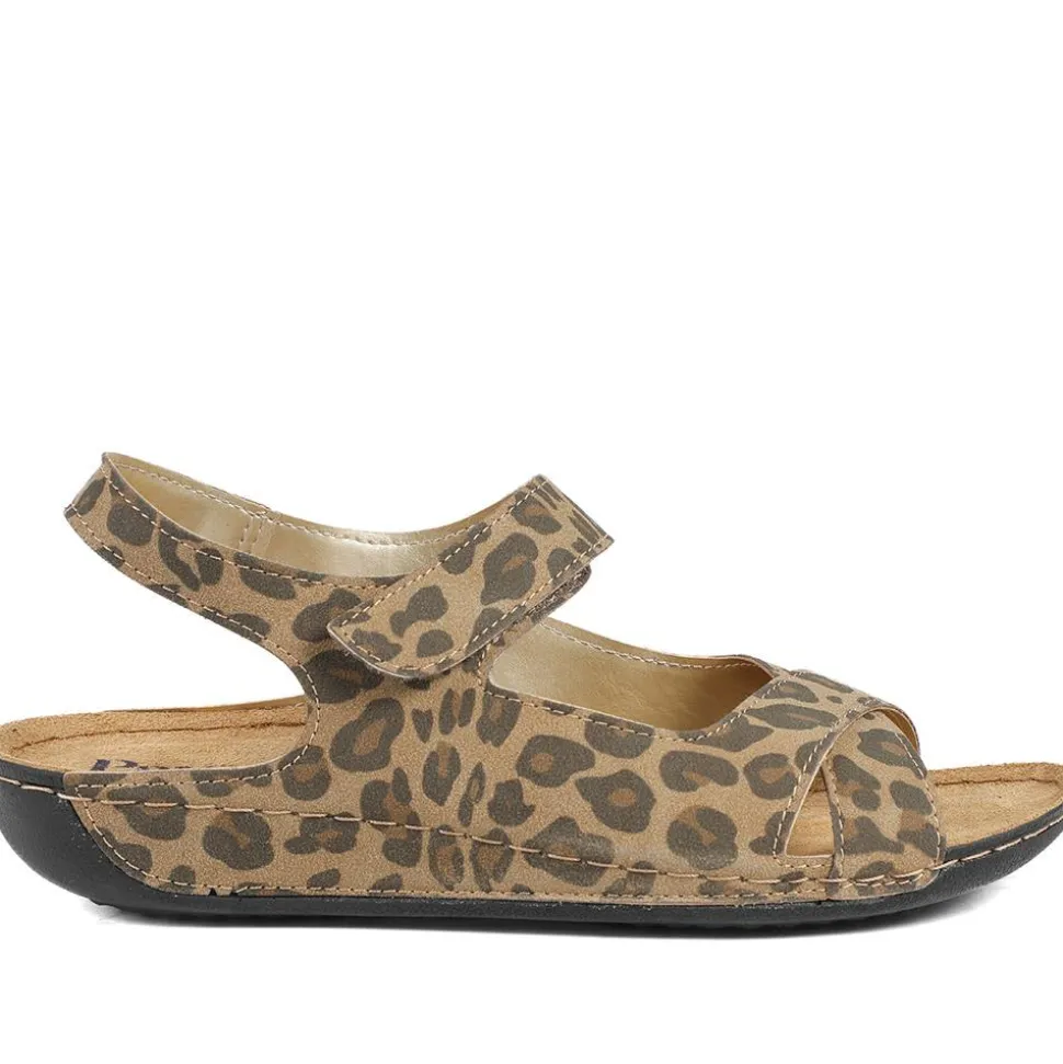 Cushioned Touch-Fasten Sandals - Leopard