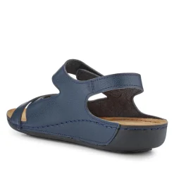 Cushioned Touch-Fasten Sandals - Navy