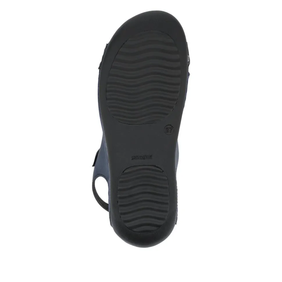 Cushioned Touch-Fasten Sandals - Navy