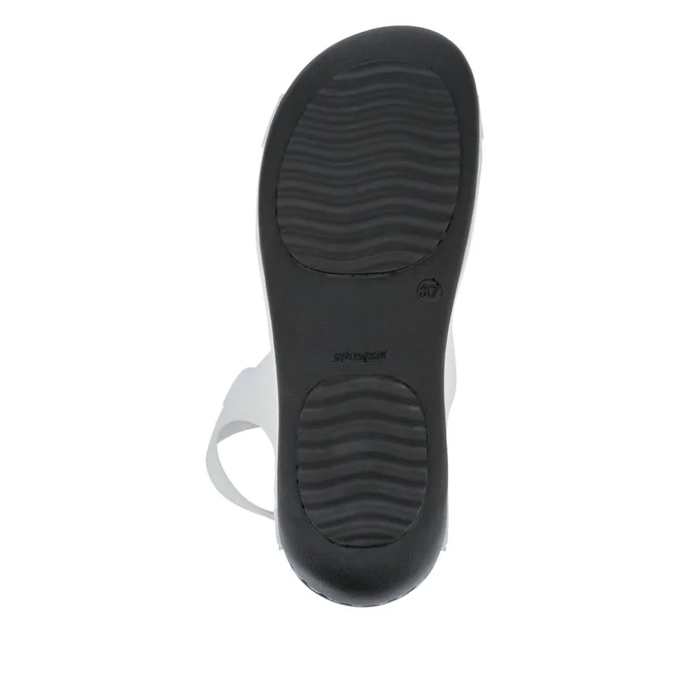 Cushioned Touch-Fasten Sandals - White