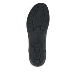 Cushioned Wedge Heel Courts - Black