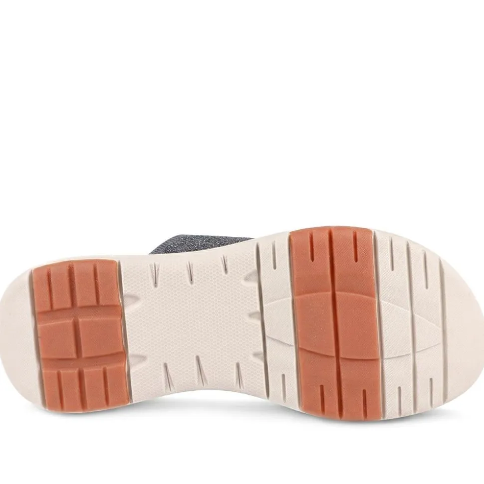 Cushioned Wedge Heel Toe Post Sandals - Grey