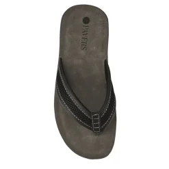 Cushioning Toe Post Sandals - Black