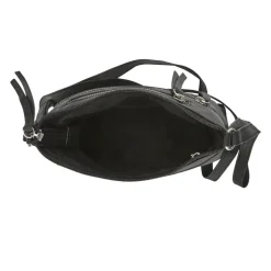 Daily Zip Up Crossbody Bag - Black