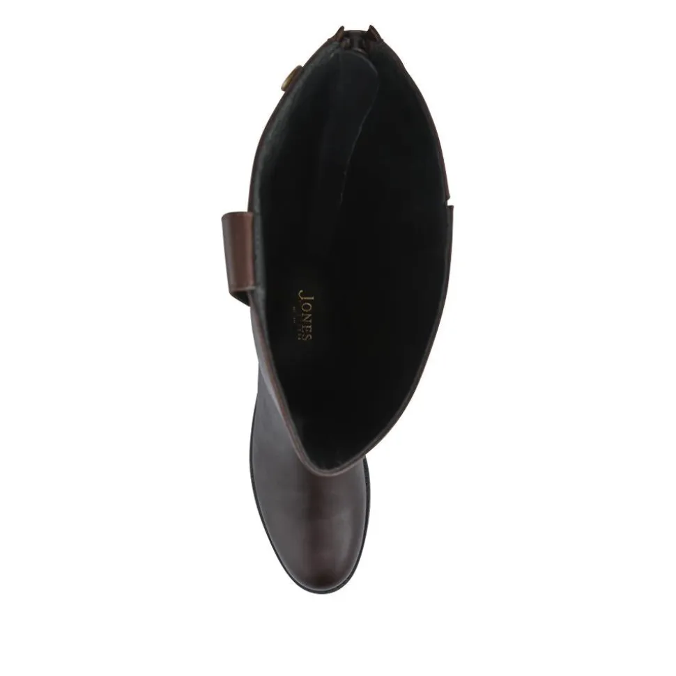 Daliah Leather Long Boots - Brown