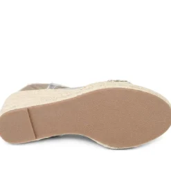 Diamante Elastic Fit Espadrilles - Silver