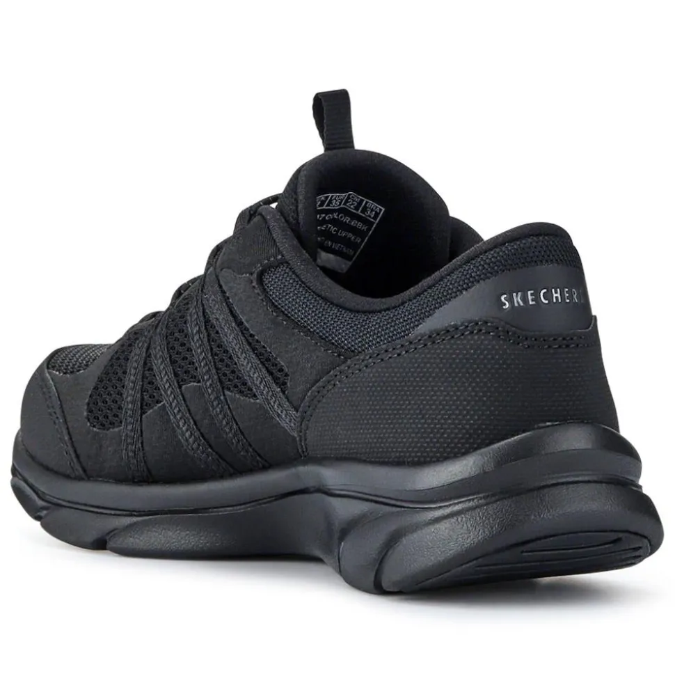 D'lux Comfort - Surreal Ladies Trainers - Black