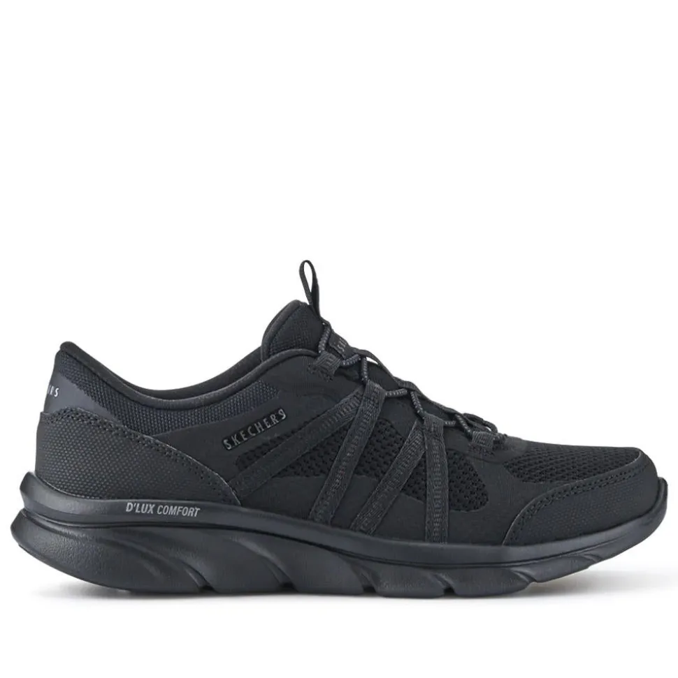D'lux Comfort - Surreal Ladies Trainers - Black
