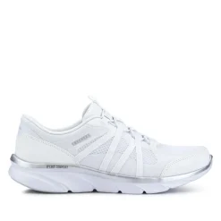D'lux Comfort - Surreal Ladies Trainers - White-Silver